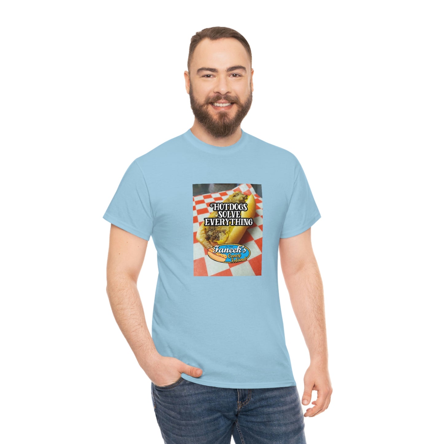Hot dogs solve everything Tee