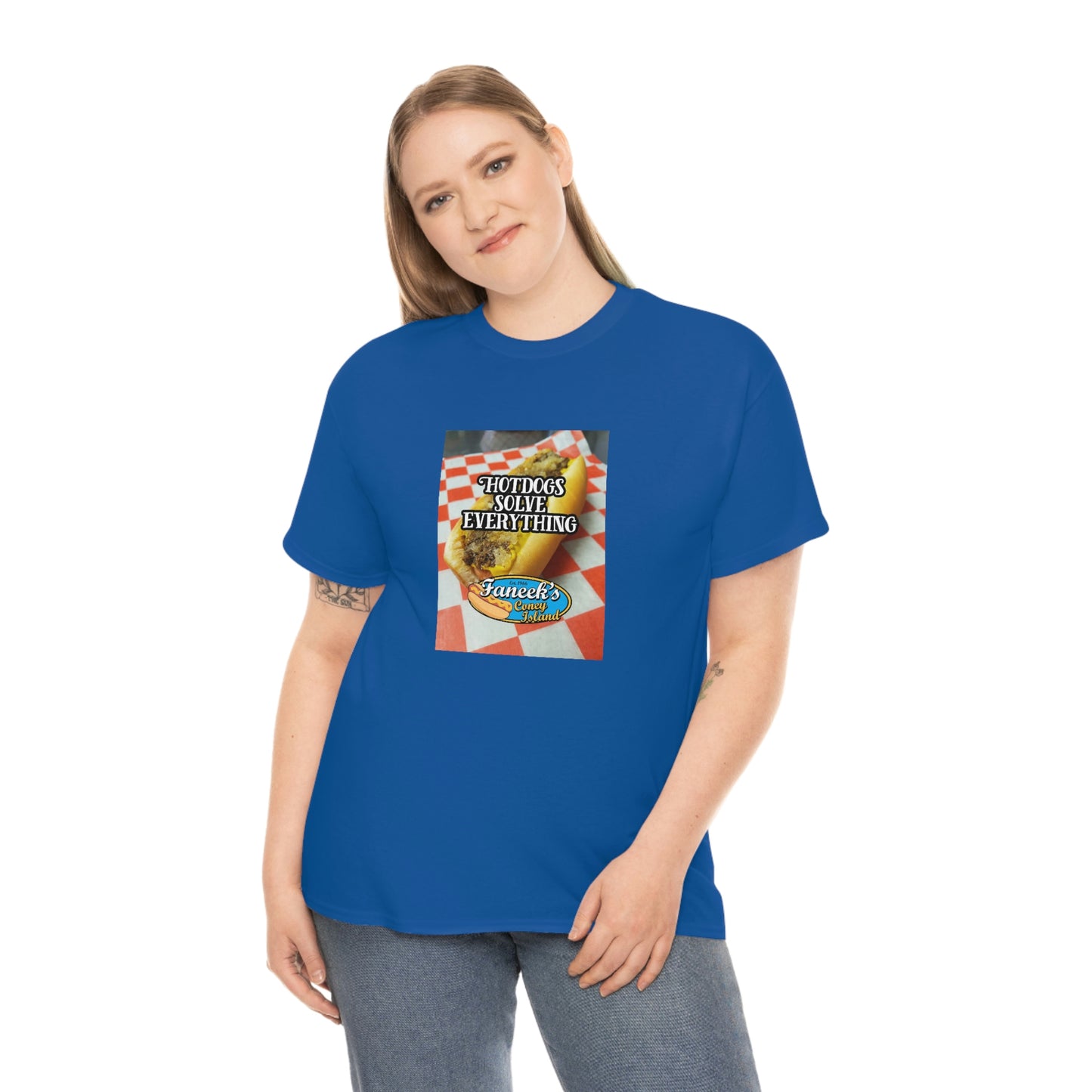 Hot dogs solve everything Tee